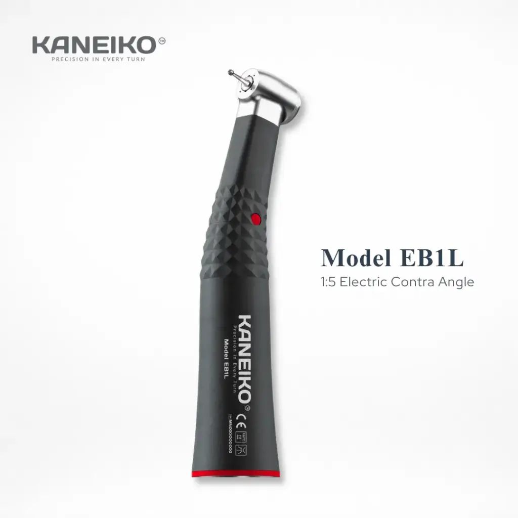 KANEIKO 1:5 CONTRA ANGLE SPEED INCREASING ELECTRICAL HANDPIECE 1:5 WITH FIBER OPTIC