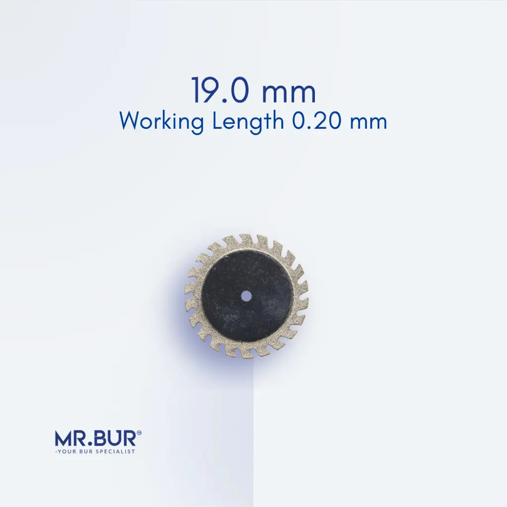 DIAMOND CUTTING DISC HP RA 19MM x 0.20MM