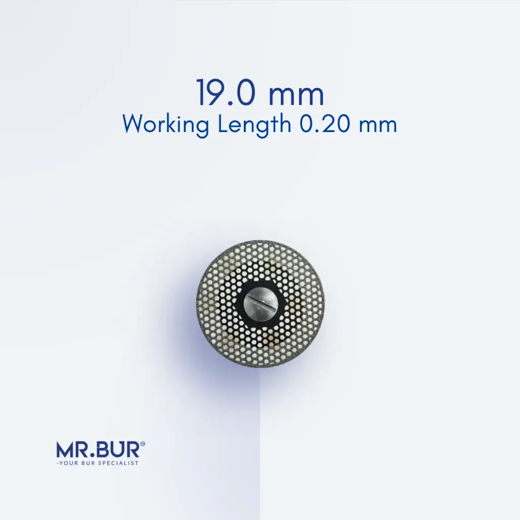 DIAMOND CUTTING DISC HP RA 19MM x 0.20MM