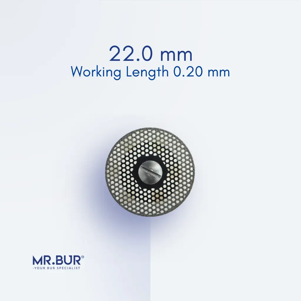DIAMOND CUTTING DISC HP RA 22MM x 0.20MM