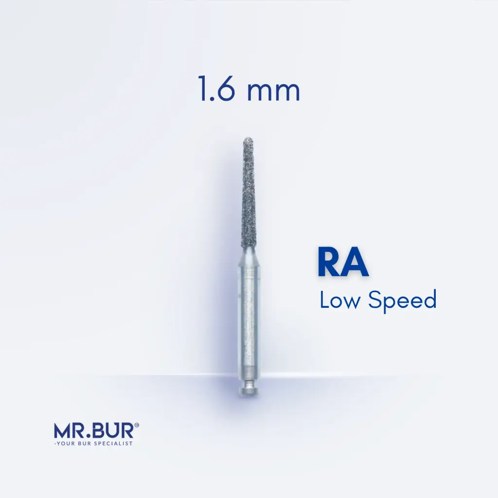 RA DIAMOND BUR TAPER ROUND END
