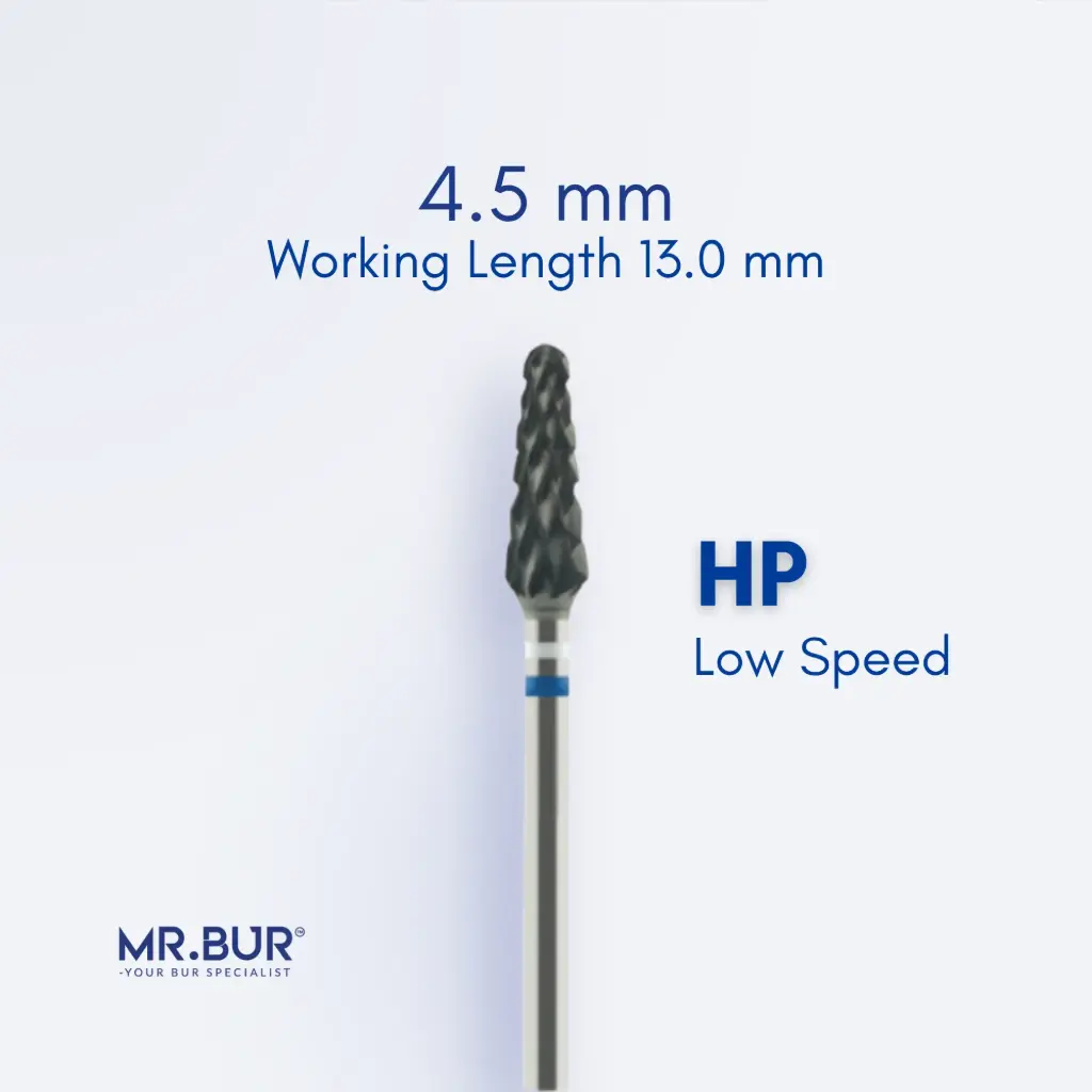 TUNGSTEN CARBIDE BUR FOR CVD COATING - CROSS CUT STANDARD