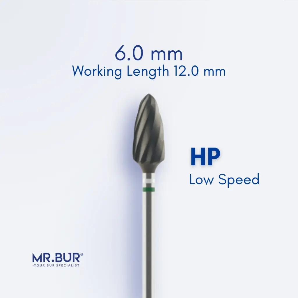 TUNGSTEN CARBIDE BUR FOR FOR CVD COATING - PLAIN CUT COARSE