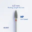 TUNGSTEN CARBIDE BUR FOR ACRYLIC RESIN - CROSS CUT FINE