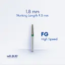 FGS DIAMOND TAPER FLAT END
