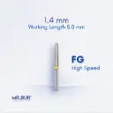 FG DIAMOND TAPER TORPEDO SUPER FINE