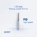 FGS DIAMOND TAPER FLAT END