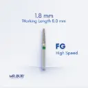 FG DIAMOND TAPER FLAT END