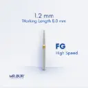 FG DIAMOND TAPER FLAT END SUPER FINE