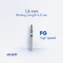 FGS DIAMOND TAPER ROUND END
