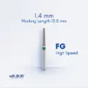 FG DIAMOND TAPER ROUND END