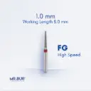 FG DIAMOND TAPER ROUND END FINE