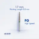 FG DIAMOND TAPER ROUND END 