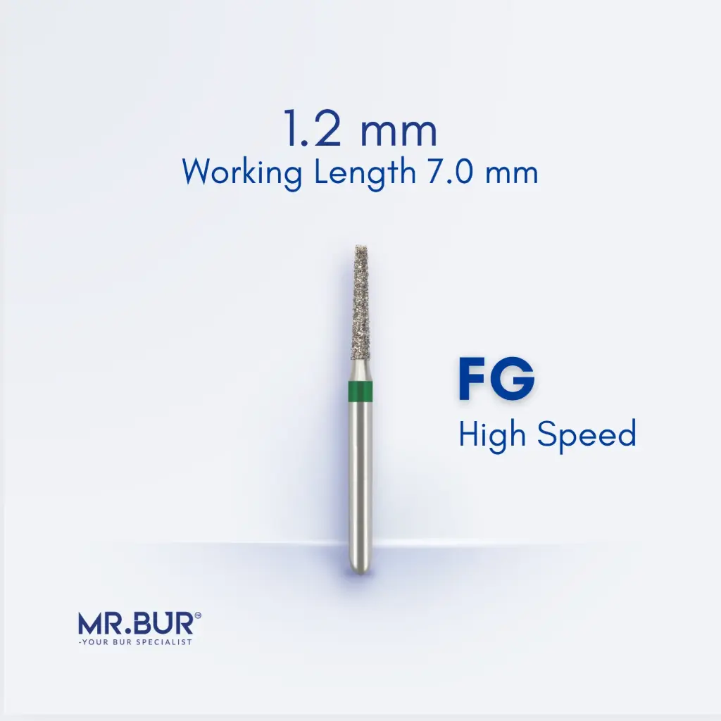 FG DIAMOND TAPER FLAT END