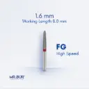 FG DIAMOND TAPER TORPEDO FINE