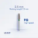 FG DIAMOND TAPER ROUND END