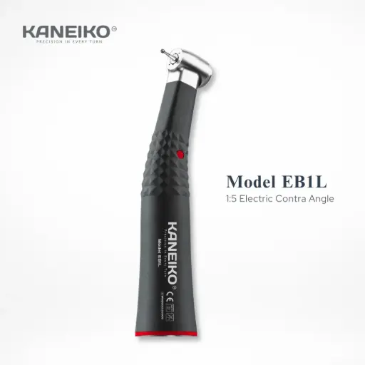 [MODEL EB1L] KANEIKO 1:5 CONTRA ANGLE SPEED INCREASING ELECTRICAL HANDPIECE 1:5 WITH FIBER OPTIC